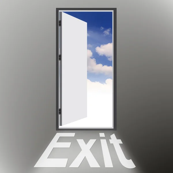 Exit door — Stock Photo, Image