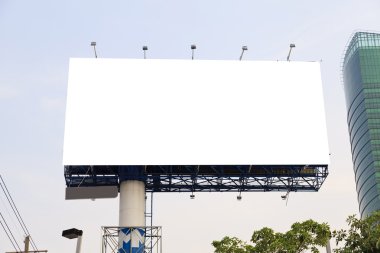 boş açık billboard