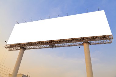 boş açık billboard