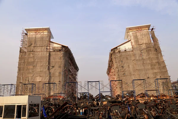 Gebouw inslag — Stockfoto