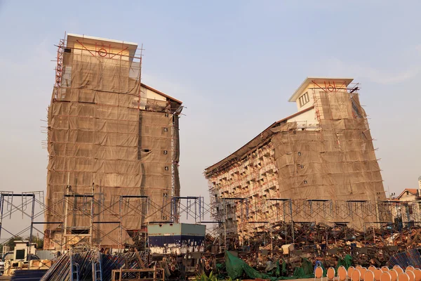 Gebouw inslag — Stockfoto