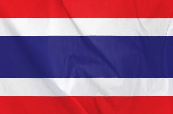 Fabric Flag of Thailand — Stock Photo, Image