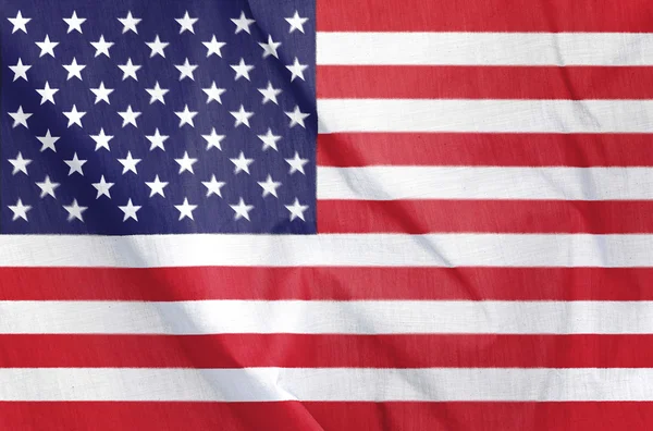 Bandeira de tecido dos Estados Unidos da América — Fotografia de Stock