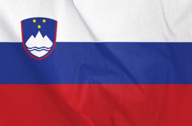 Slovenya bayrağı kumaş
