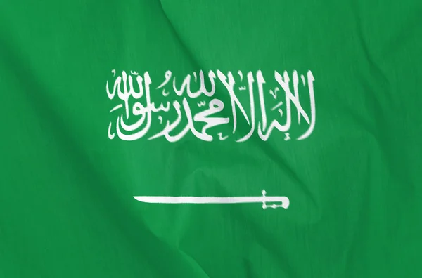 Bandera de tela de Arabia Saudita —  Fotos de Stock