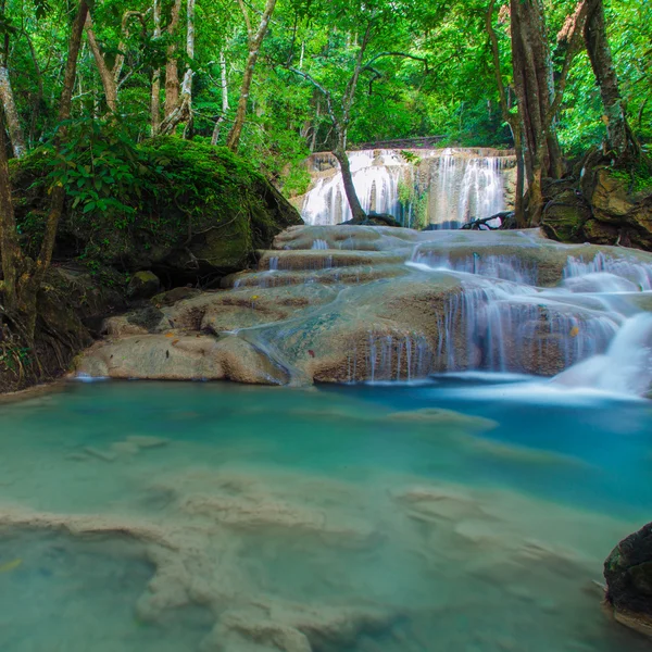 Erawan şelale — Stok fotoğraf