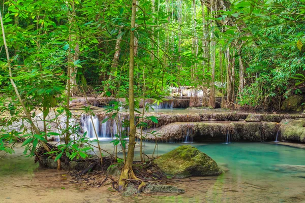 Erawan şelale — Stok fotoğraf