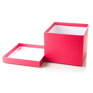 boş kırmızı kutu açmak