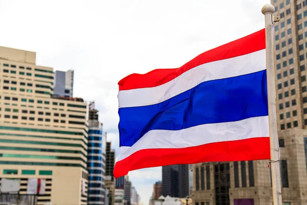 Bandeira nacional de Tailândia — Fotografia de Stock