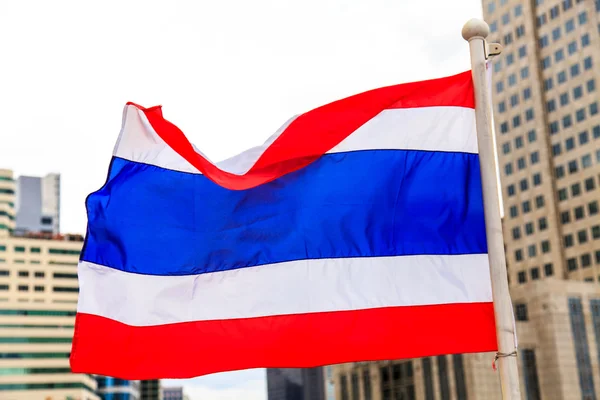 Bandeira nacional de Tailândia — Fotografia de Stock