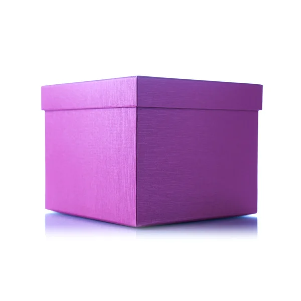보라색 상자 — 스톡 사진