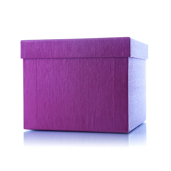 Caja púrpura — Foto de Stock