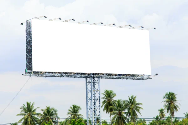 Blank outdoor billboard — Stock Photo, Image