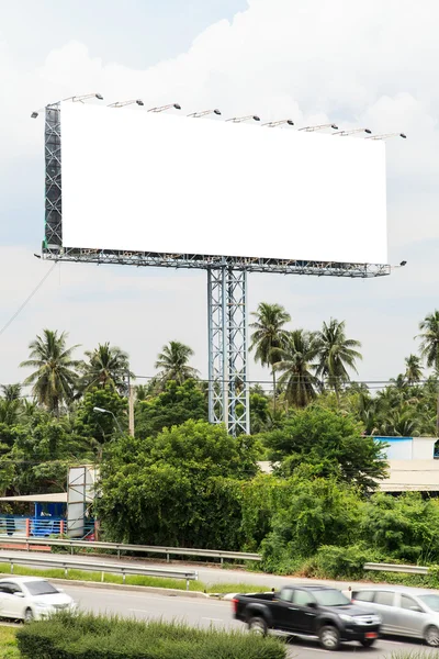 Prázdné venkovní billboard — Stock fotografie