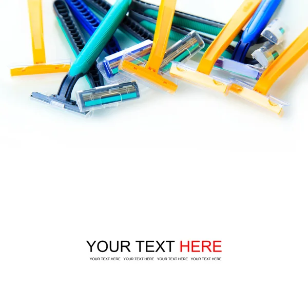 Colorful razor — Stock Photo, Image