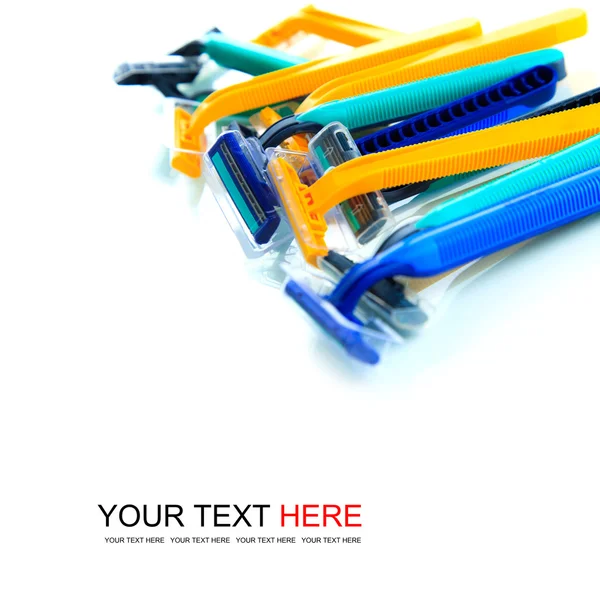 Colorful razor — Stock Photo, Image