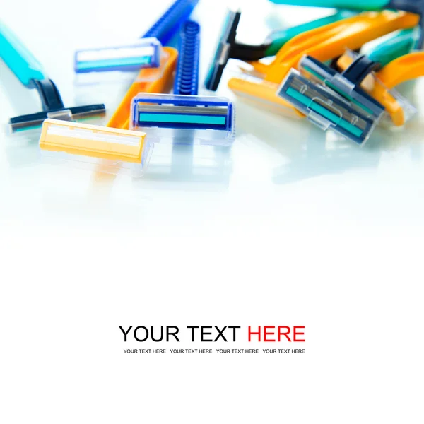 Colorful razor — Stock Photo, Image