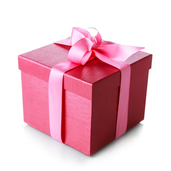 Red gift box — Stock Photo, Image