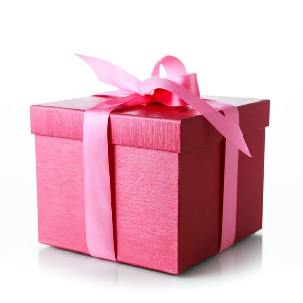 Red gift box — Stock Photo, Image