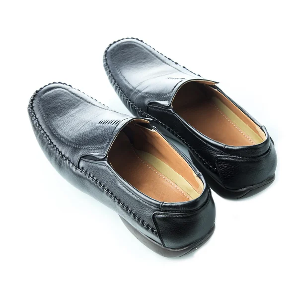 Černé Pánské boty — Stock fotografie