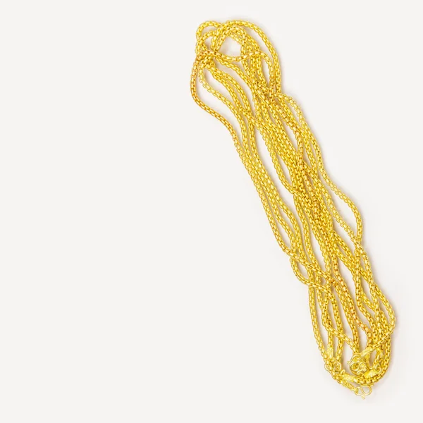 Gold necklace — Stock Photo, Image