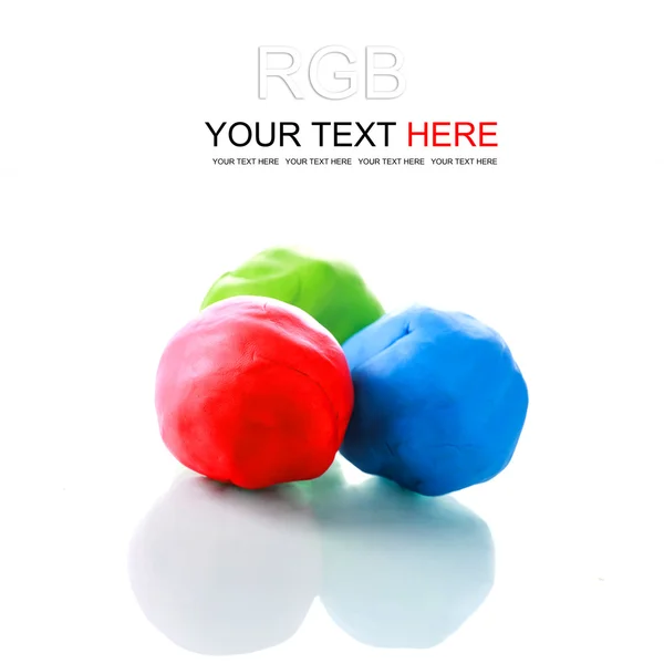 Пластилін RGB — стокове фото