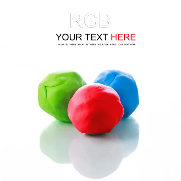 Пластилін RGB — стокове фото