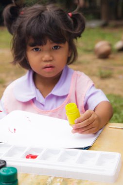 Asyalı öğrenciler kırsal Tayland