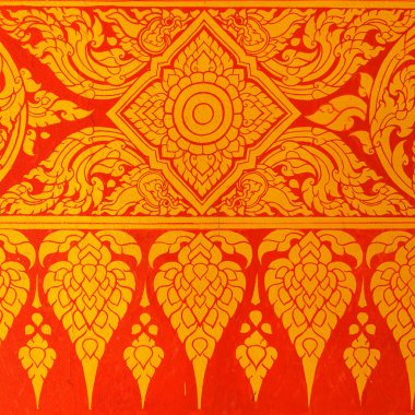 Tayland sanat duvarı deseni