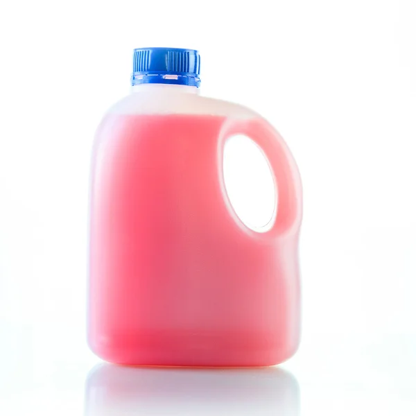 Gallon flaska rosa vätska — Stockfoto