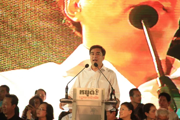 Abhisit Vejjajiva, Anti amnistía — Foto de Stock