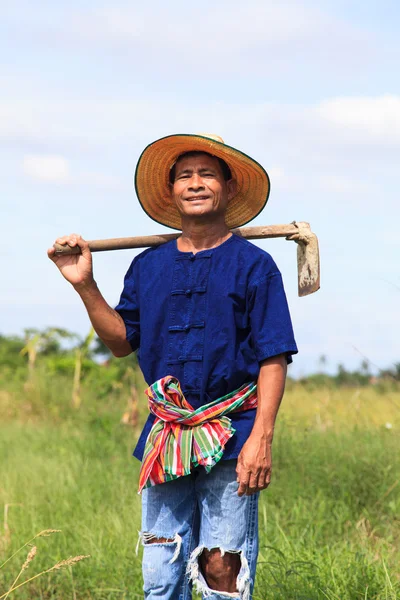 Agricultor asiático — Fotografia de Stock