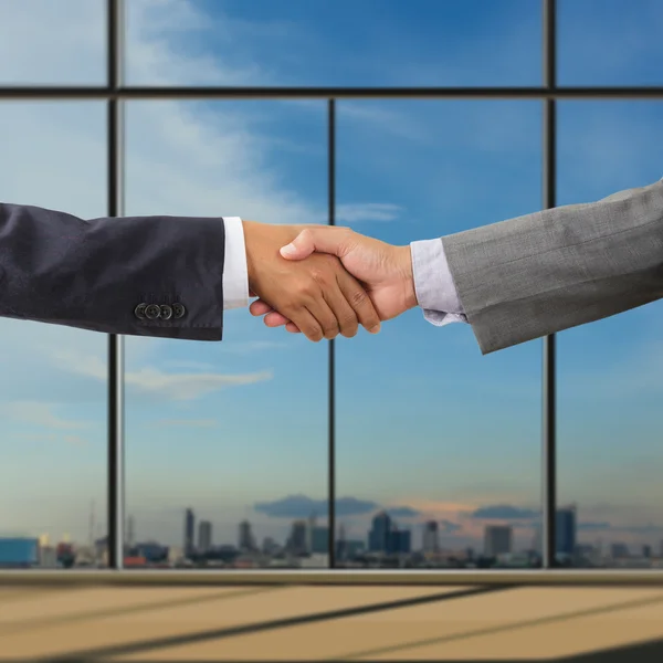 Business people handshaking — Stock Photo, Image