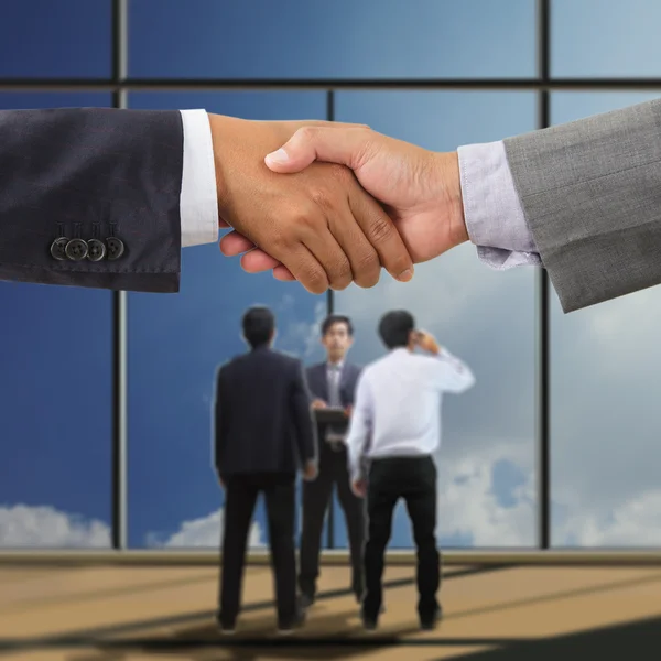 Business people handshaking — Stock Photo, Image