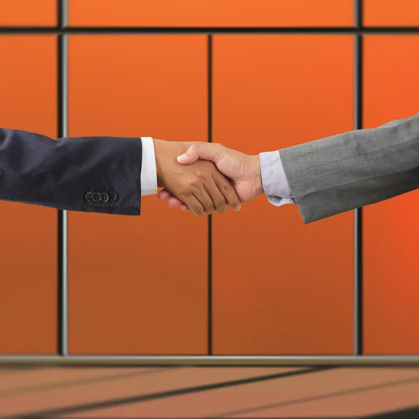 Business people handshaking — Stock Photo, Image