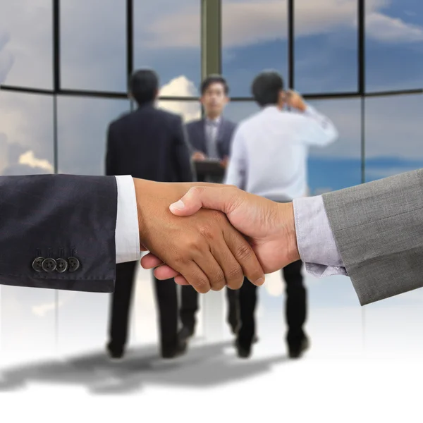 Business people handshaking — Stock Photo, Image