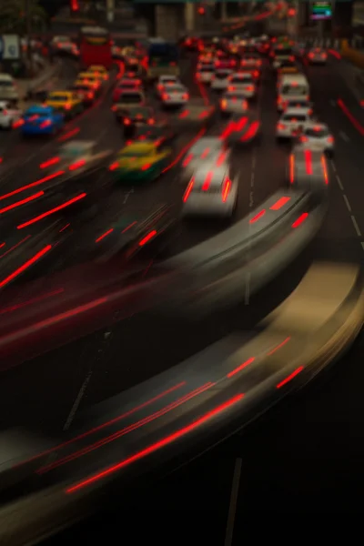 Night traffic light — Stock Photo, Image