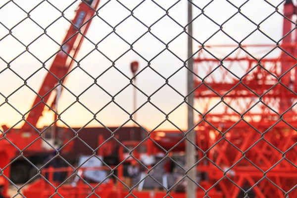 Metal fence — Stock Photo, Image