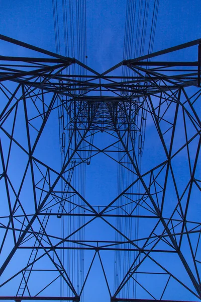 High voltage post — Stock Photo, Image