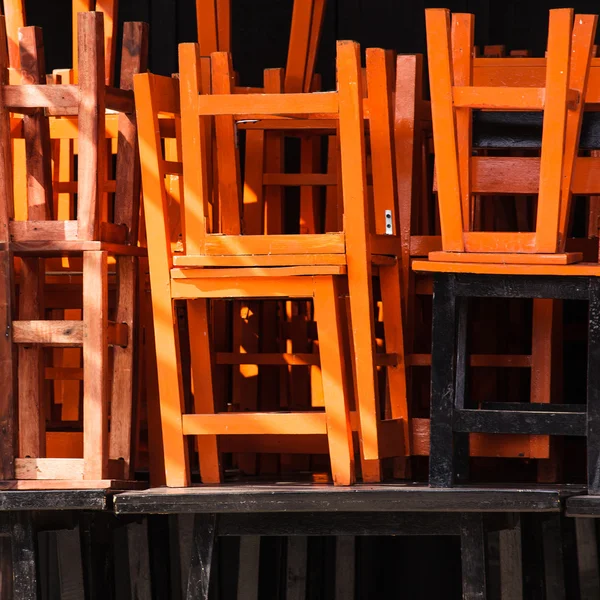 Stack of chairs — Stock Photo, Image