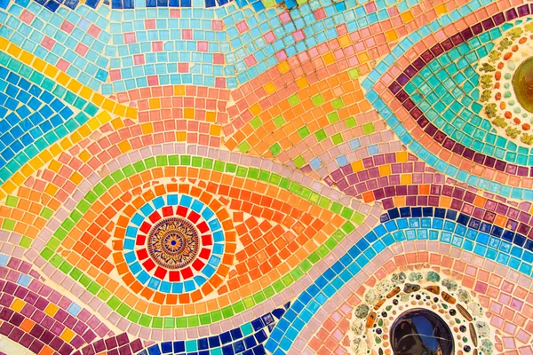 Colorful glazed tile background — Stock Photo, Image