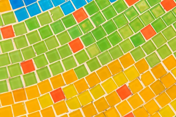 Colorful glazed tile background — Stock Photo, Image