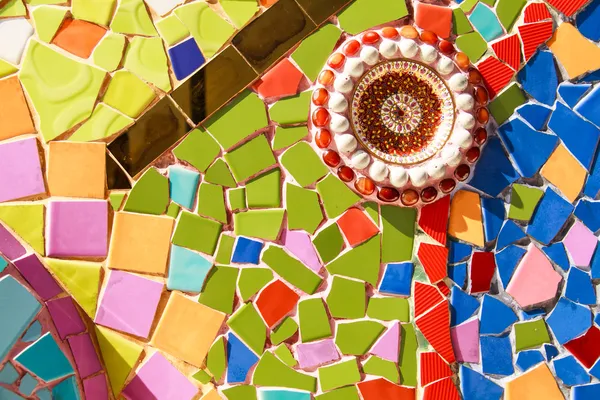 Colorful glazed tile — Stock Photo, Image