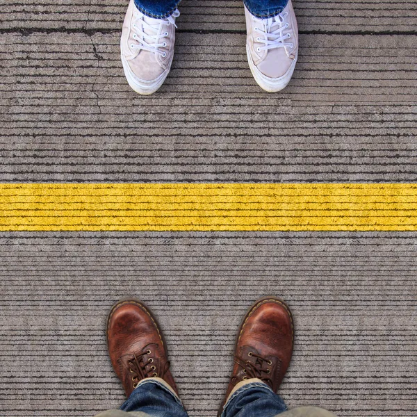 Two pairs of shoes — Stock Photo, Image