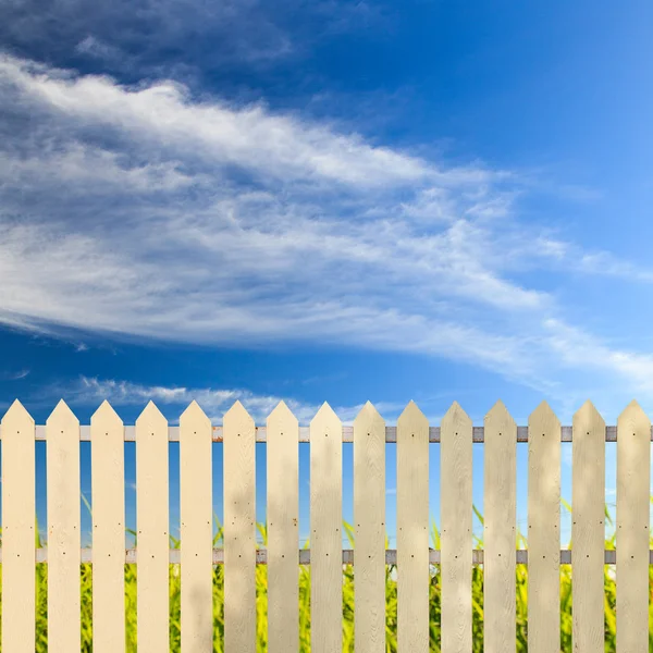 White fences — Stock Photo, Image