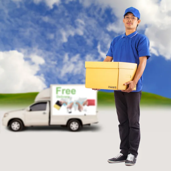 Delivery man — Stock Photo, Image