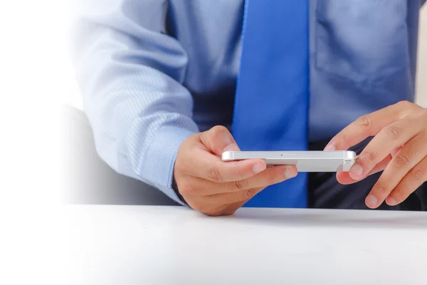 Businessman using smartphone — Stock Photo, Image