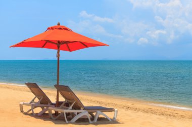 tropikal plaj şemsiye 