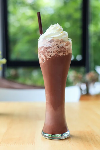 Iced chocolade smoothie — Stockfoto