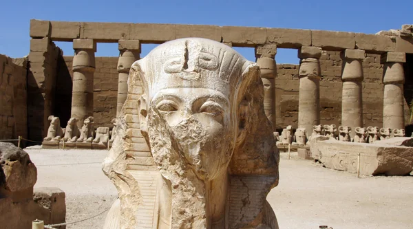 Египетские впечатления, храм карнака — стоковое фото